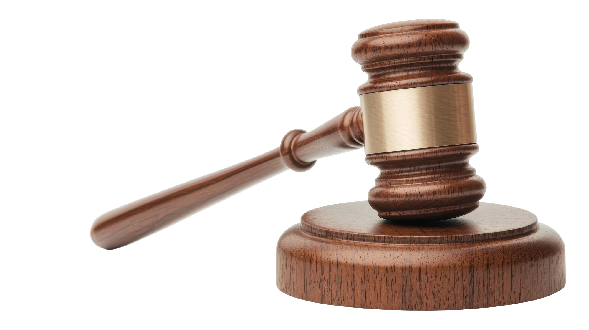 gavel-base-isolated-white-background